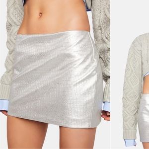 Lioness Fontana Croc Skirt